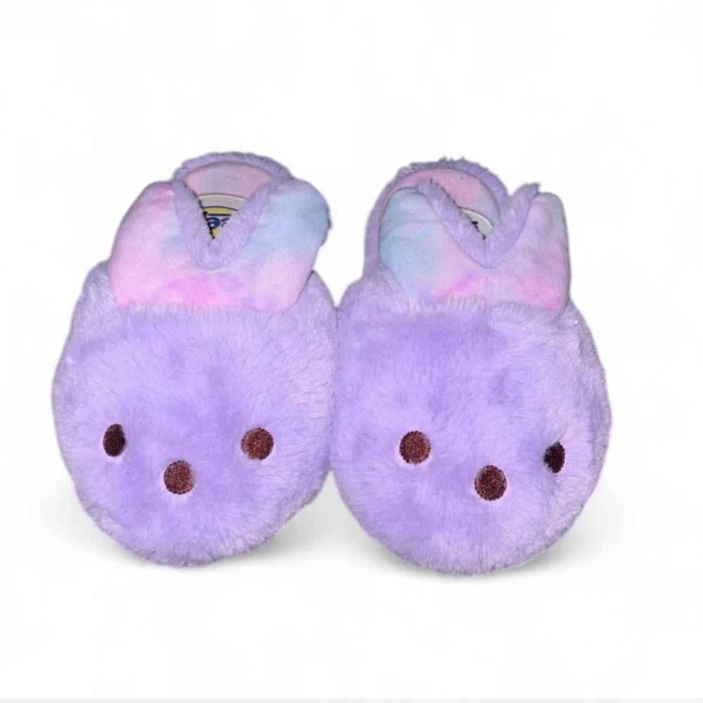 Peeps Kids Bunny Slippers - Purple and Pink